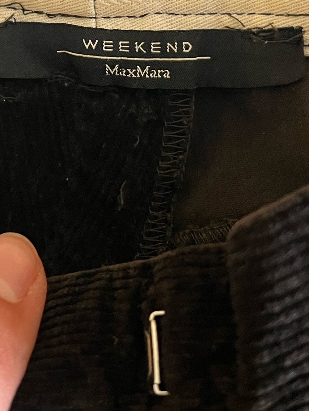 Max Mara Weekend chocolate corduroy pants